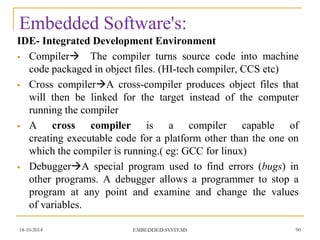 An entire concept of embedded systems entire ppt | PDF