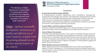 Sustainable Water Resources in India | PPTX