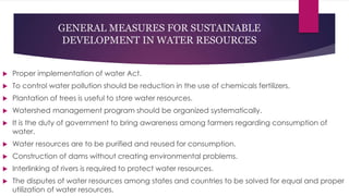 Sustainable Water Resources in India | PPTX