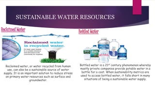 Sustainable Water Resources in India | PPTX