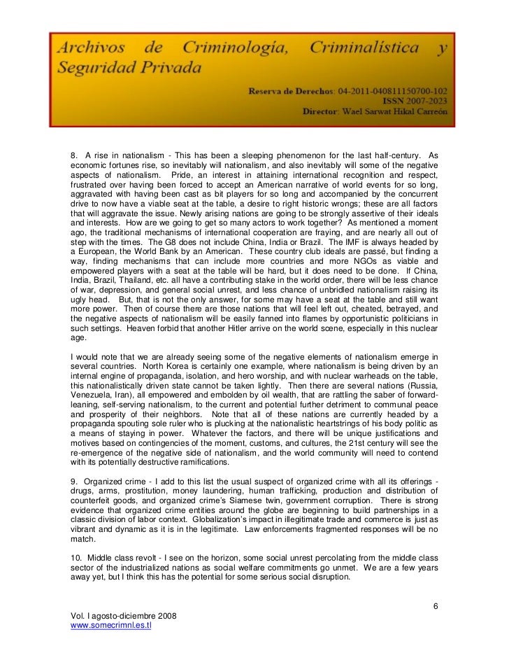 An essay on crime