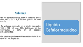 Liquido
Cefalorraquídeo
 