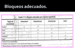 Anestesia Local y Regional