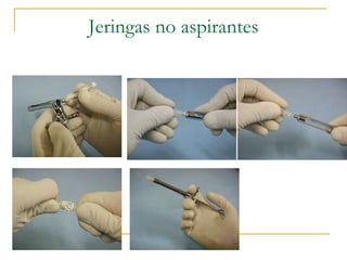 Jeringas no aspirantes 