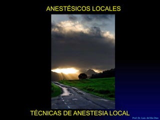 ANESTESICOS LOCALES TIPOS Y TECNICAS. Prfo. Dr. Luis del Rio Diez Slide 5
