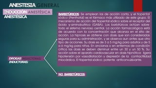 Conceptos Básicos de Anestesiología y Manejo del Dolor Post-Operatorio ...