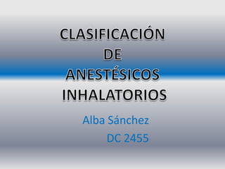 Alba Sánchez
     DC 2455
 