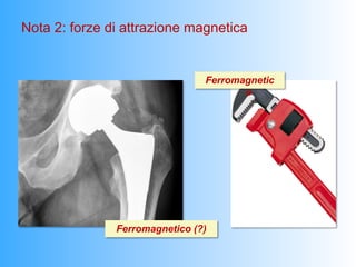 Nota 2: forze di attrazione magnetica


                                Ferromagnetic
                                       o




               Ferromagnetico (?)
 