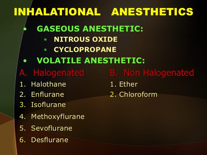 Anesthesia