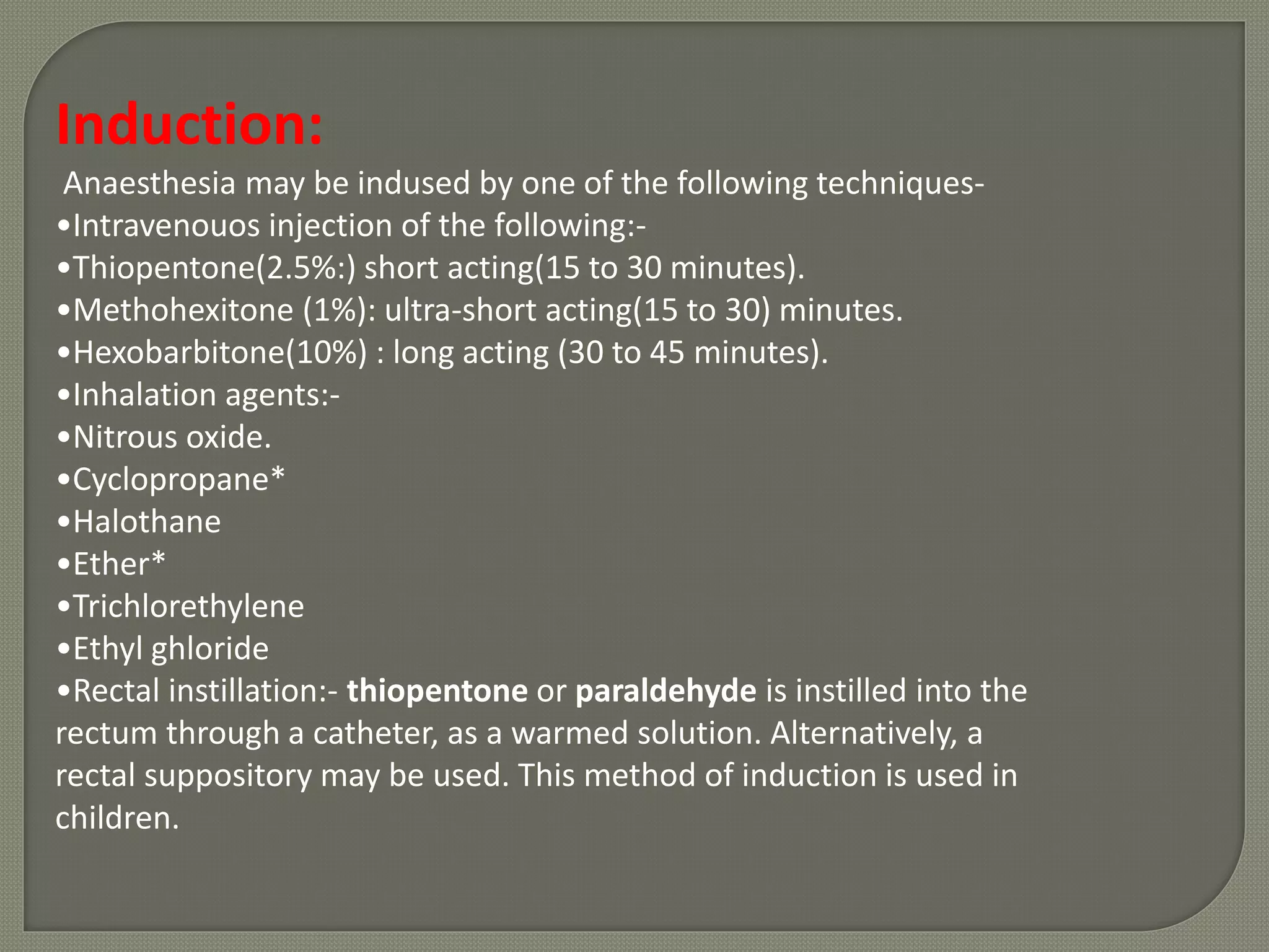 Anesthesia | PPTX