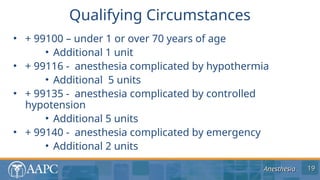 Anesthesia done on a patient before a procedure | PPT
