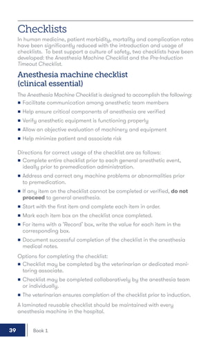Think Anesthesia Checklist Images Anesthesia-and-Analgesia-Book-1.pdf,jkjkljl | PDF