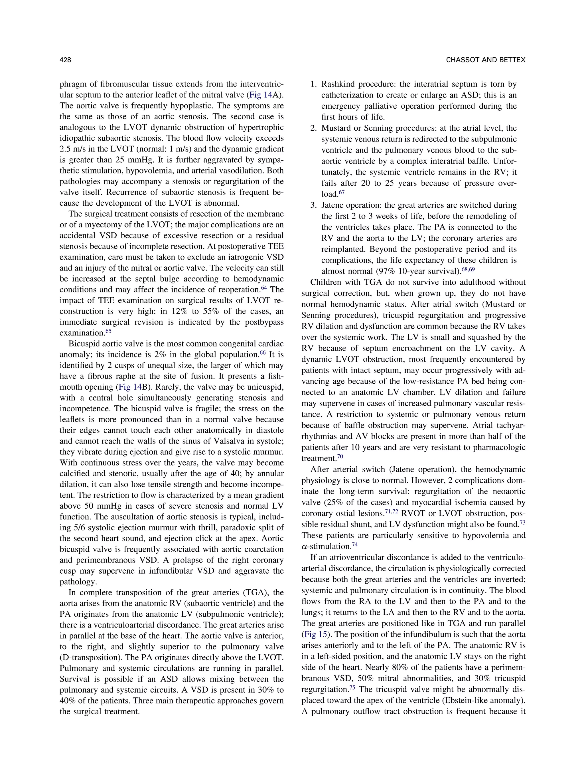 Conservative Rashkind Bas Anesthesia And Congenital Heart Disease | PDF