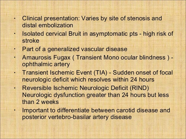 anesthesia for carotid endarterectomy