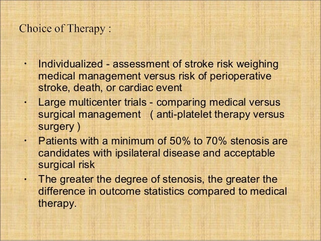 anesthesia for carotid endarterectomy