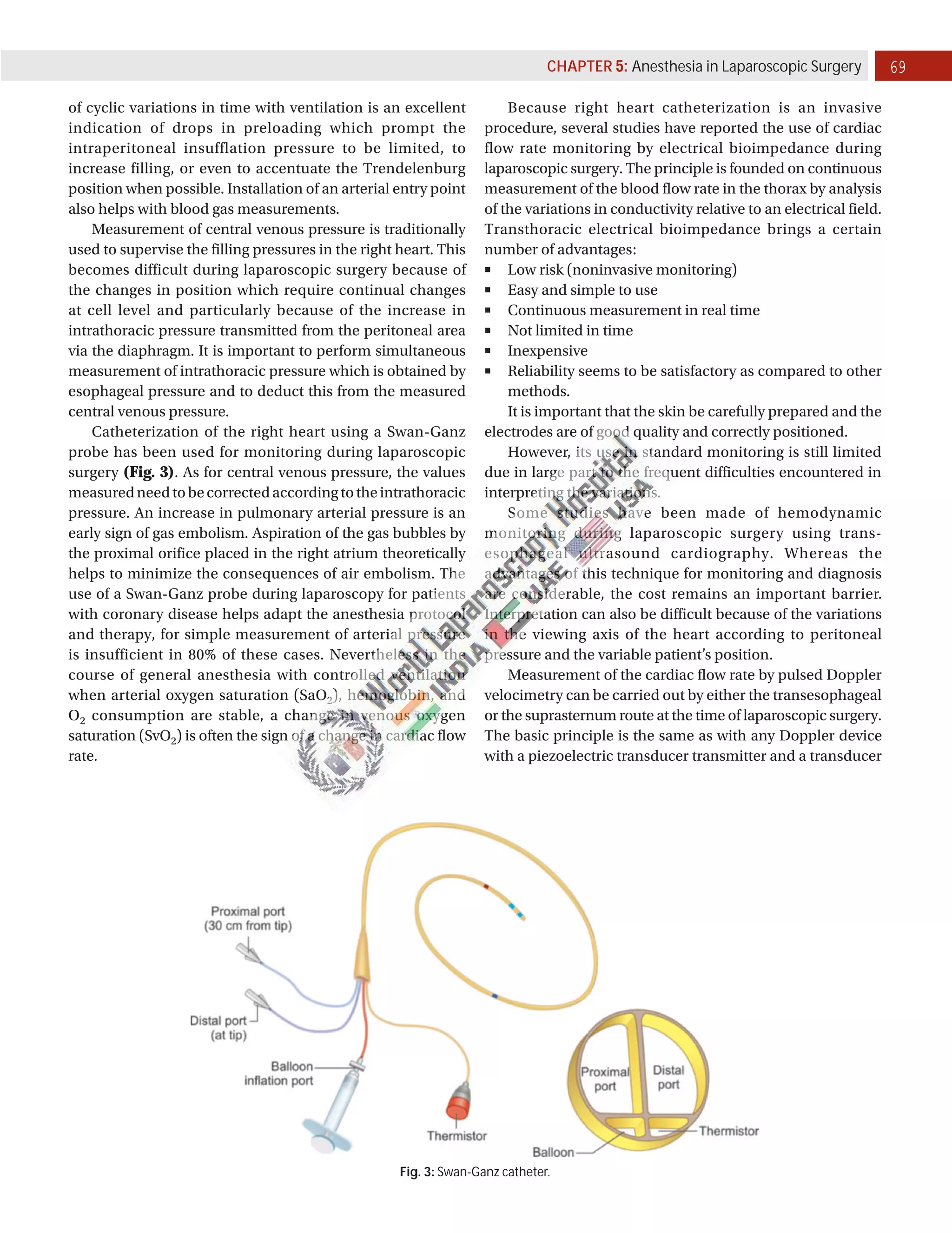 Anesthesia in Laparoscopic Surgery | PDF