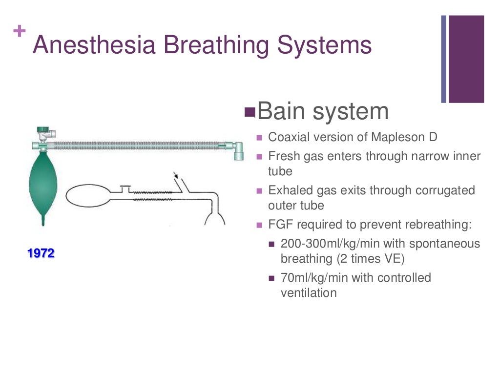 Anesthesia breathing systems