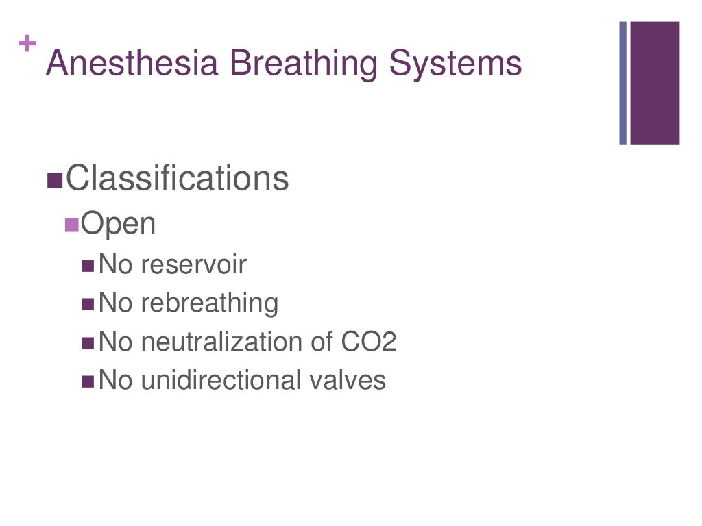 Anesthesia breathing systems