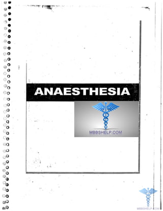 Anesthesia 