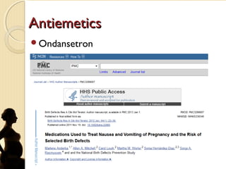 AntiemeticsAntiemetics
Ondansetron
 