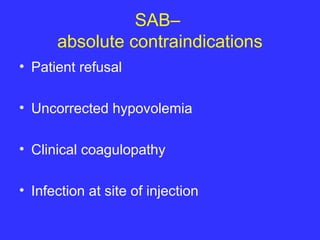 Sab Injectio Comprehensive Anesthesia Management for Cesarean Section: Techniques ...