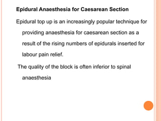 Anesthesia for cesearan section.ppt