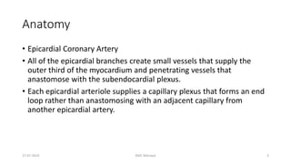 Anesthesia for off Pump Coronary artery bypass grafting | PPTX