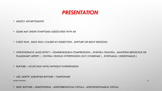 Svc Rupture Comprehensive Anesthesia Management for Thoracic Aorta Diseases and ...