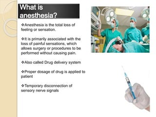 Anesthesia machine | PPTX