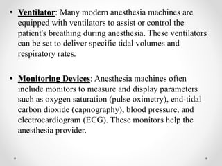 Anesthesia Machine.pdf are most important | PDF