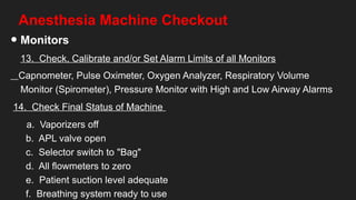 Basics of Anesthesia machine and workstation .pptx