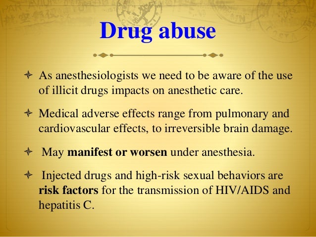 Anesthetic consideration in smokers,alcoholics and addicts