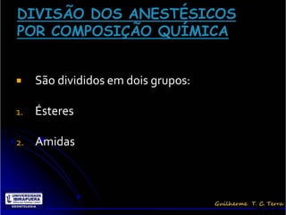     São divididos em dois grupos:

1.   Ésteres

2.   Amidas




                                     Terra, G.
 