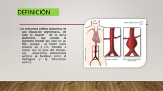 ANEURISMA EN AORTA (1)........pptx