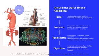 Aneurismas Aorta Abdominal infrarrenal caracteristicas | PPTX