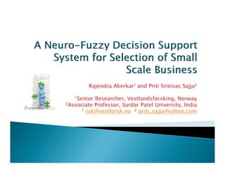 A neuro fuzzy decision support system | PDF