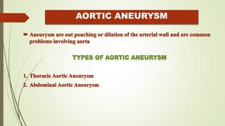 AORTIC ANEURYSM
 