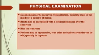 PHYSICAL EXAMINATION
 