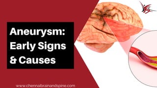 Aneurysm early signs and symptoms | PDF