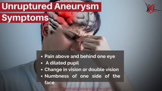 Aneurysm early signs and symptoms | PDF
