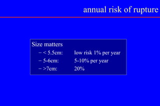 Abdominal Aortic Aneurysm | PPT