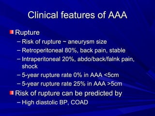 Aneurysms | PPT