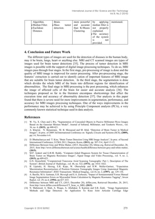 An evaluation of automated tumor detection techniques of brain magnetic ...