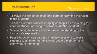 A new approach to promoting active learning in the classroom ppt | PPTX
