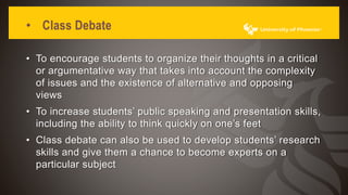 A new approach to promoting active learning in the classroom ppt | PPTX