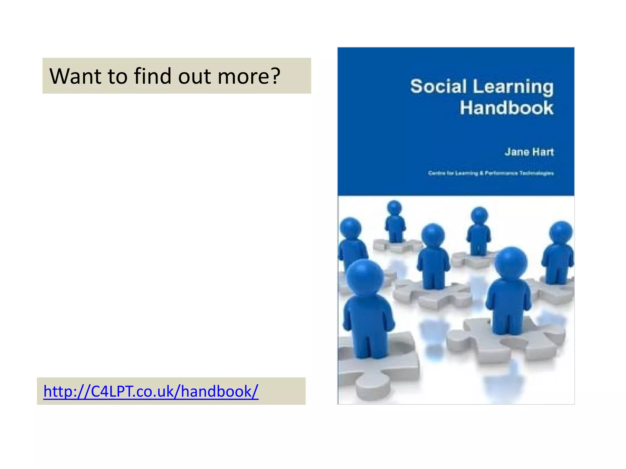 Want to find out more?  




http://C4LPT.co.uk/handbook/
 