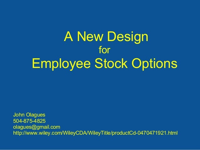 Employee stock options hedging strategies