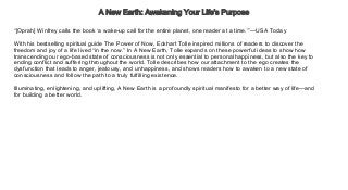 A new earth awakening your life's purpose audiobook download