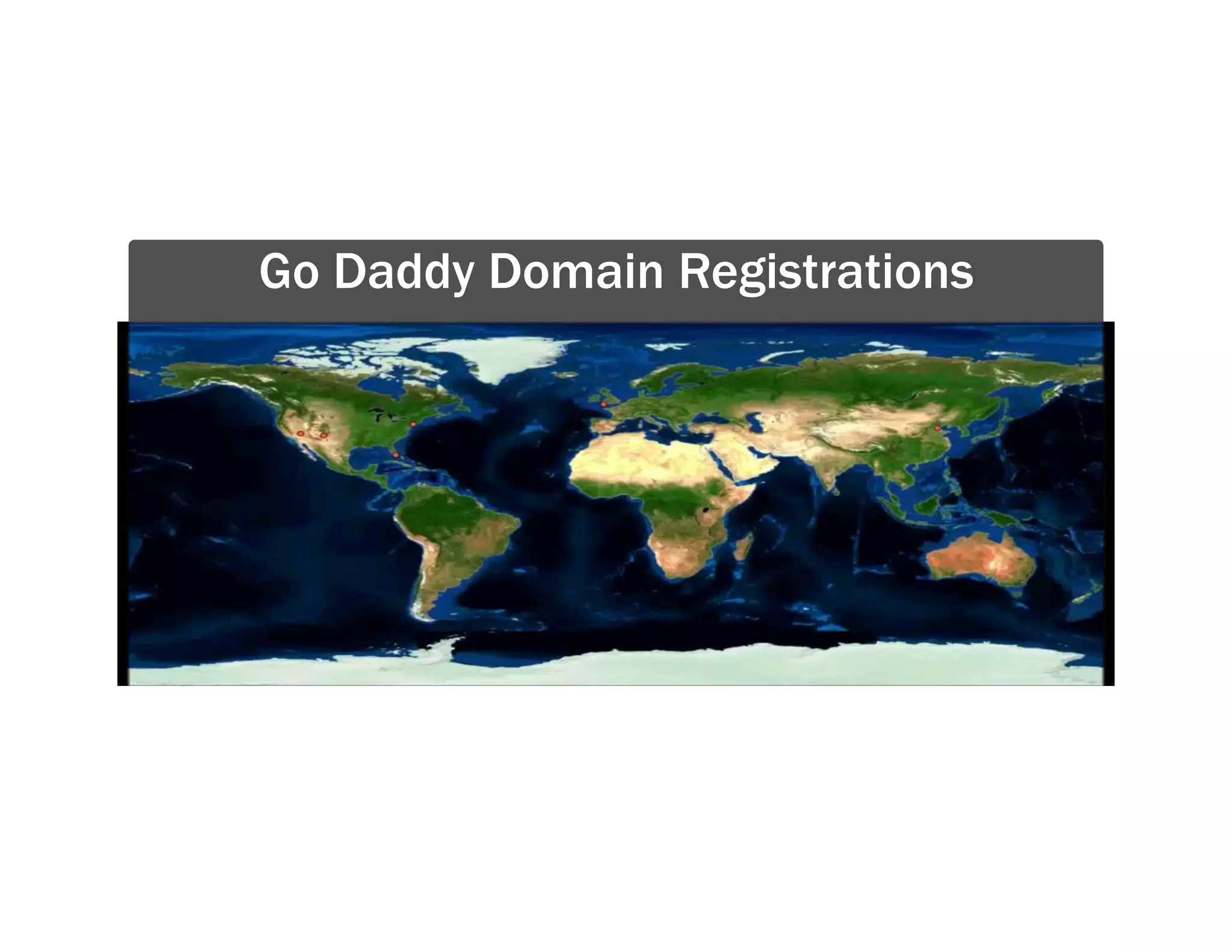 Go Daddy Domain Registrations
 