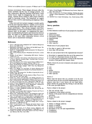 A New Framework For Determining Critical Success Failure Factors In ...
